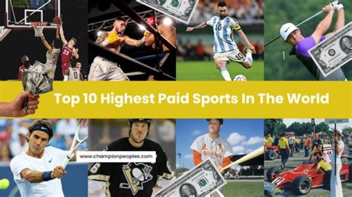 10 Highest Paid Sports In the World