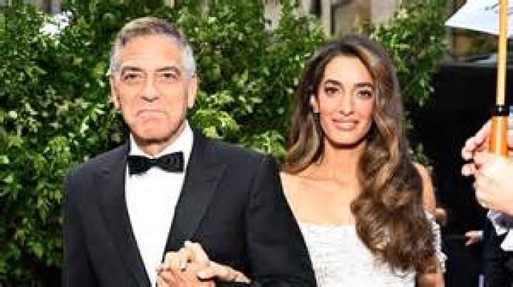 bitchy | George Clooney shows his Father–in–law Ramzi Alamuddin around the set of ‘Suburbicon’ with wife Amal