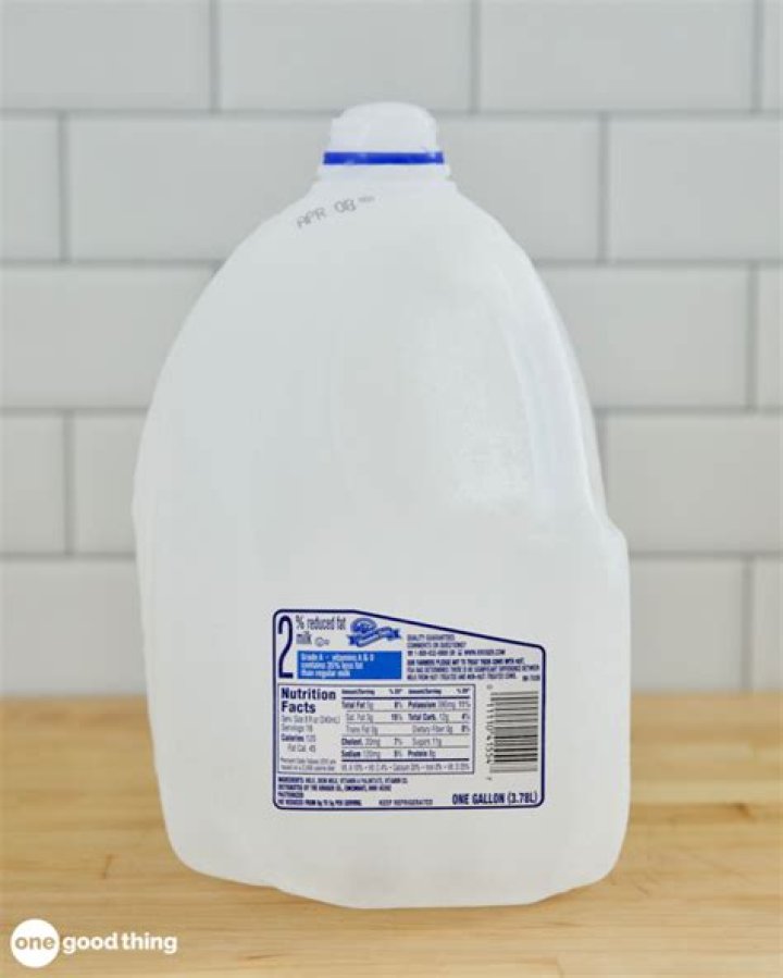 Can I use a milk jug for gas?