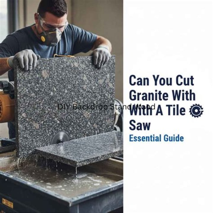 Can you use a wet tile saw to cut granite?