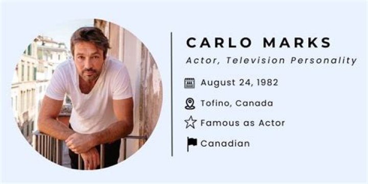 Carlo Marks - Age, Family, Bio