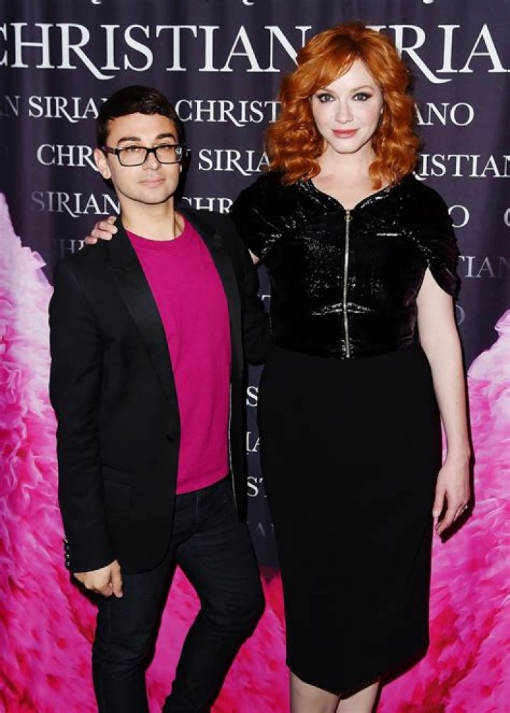 Christina Hendricks in Christian Siriano at the SAGs: overly brocaded or fine?