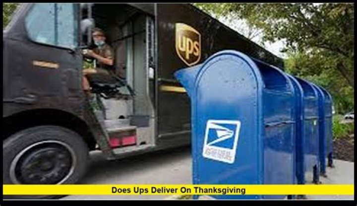 Does UPS deliver on thanksgiving?
