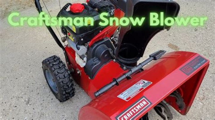 How do you change a tire on a Craftsman snowblower?