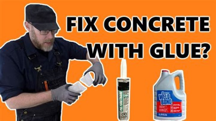 How do you glue baseboard to concrete?