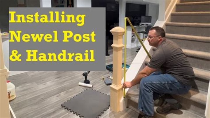 How do you install hollow newel post?