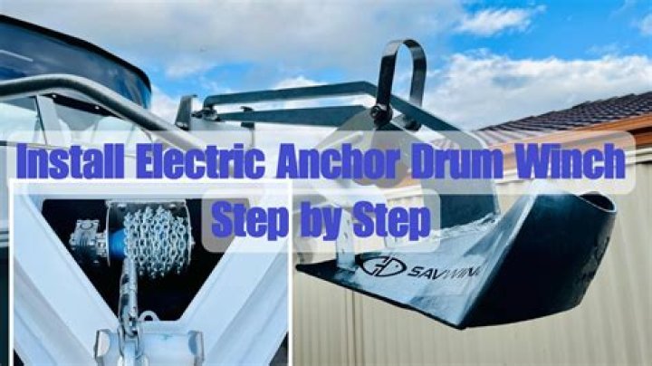 How do you put a new winch on a boat strap?