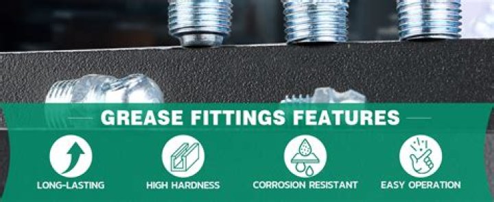 How do you replace a broken grease fitting?