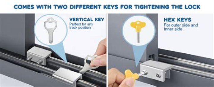 How do you unlock a sliding window from the outside?