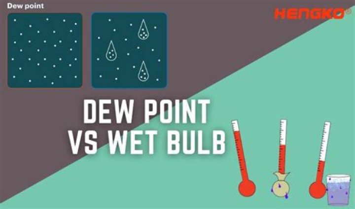 Is dew point the same as wet bulb?