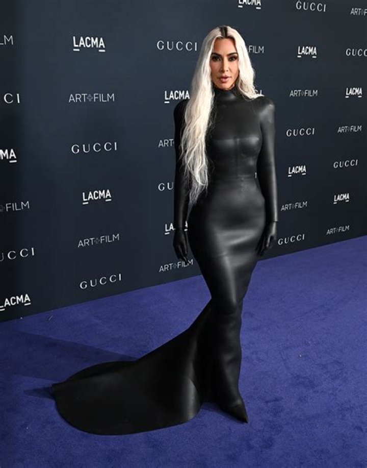 Kim Kardashian in Balenciaga at the LACMA Art + Film gala: surprisingly okay?