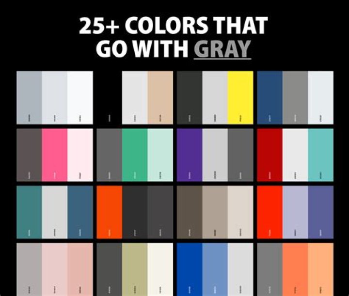 What colors go good with slate gray?