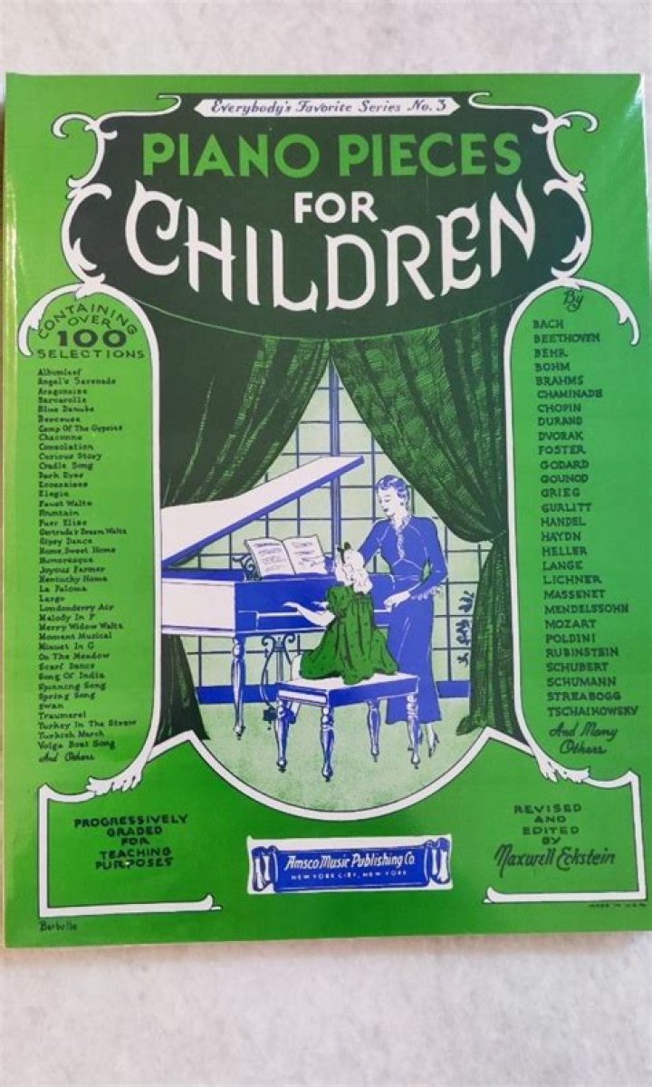 What do those two kinds have to do with the piano pieces pleading child and perfectly contented?