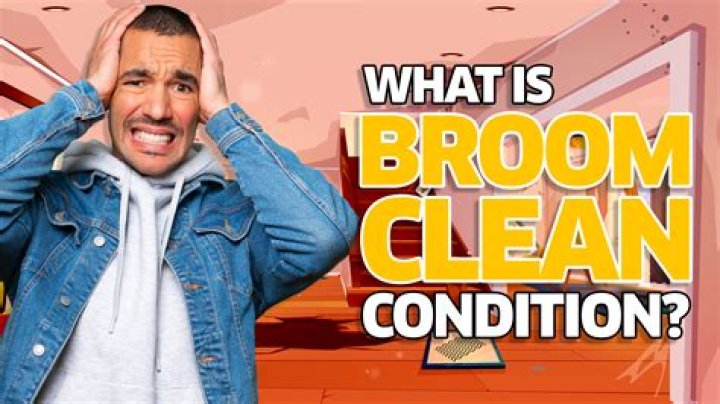 What does broom clean mean in a lease?