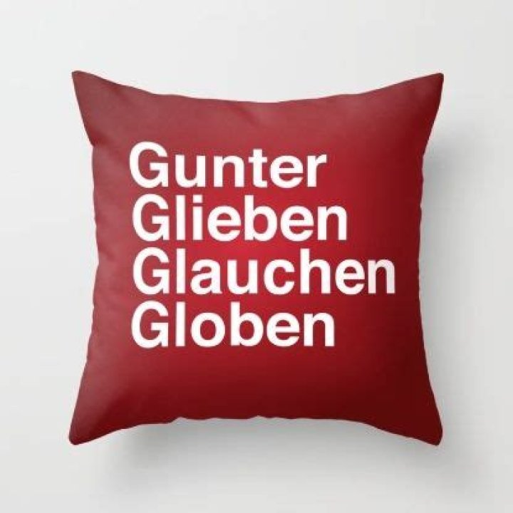 What does Gunter Glieben Glauchen Globen mean in English?