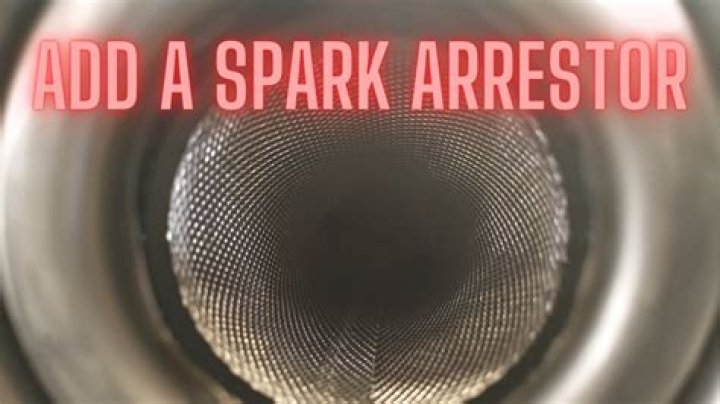 What does the spark arrestor do?