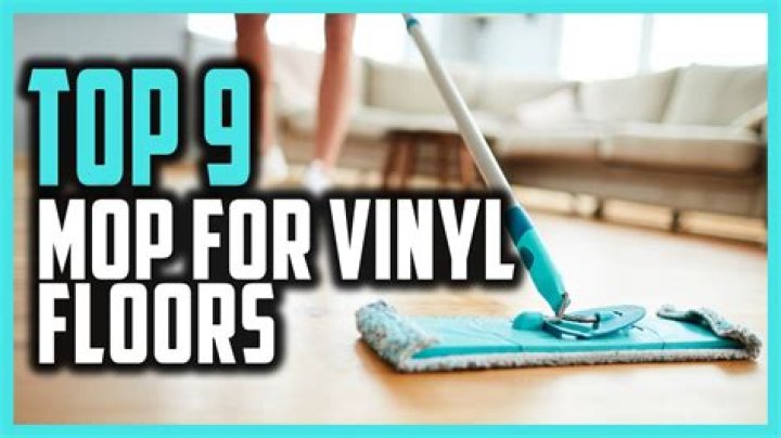 What is the best mop to use on vinyl floors?