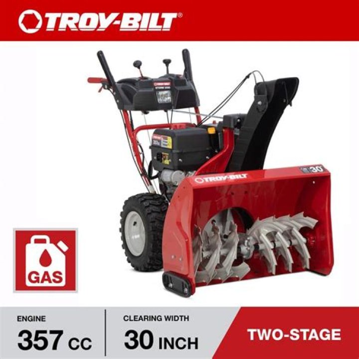 What kind of gas does a Troy Bilt snow blower use?