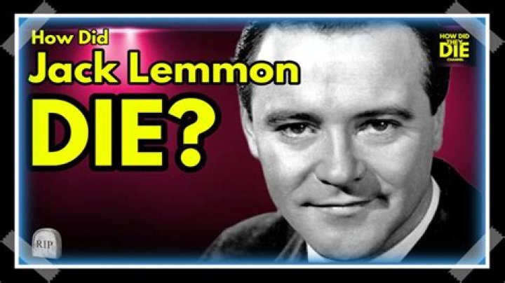 When did Jack Lemmon die?