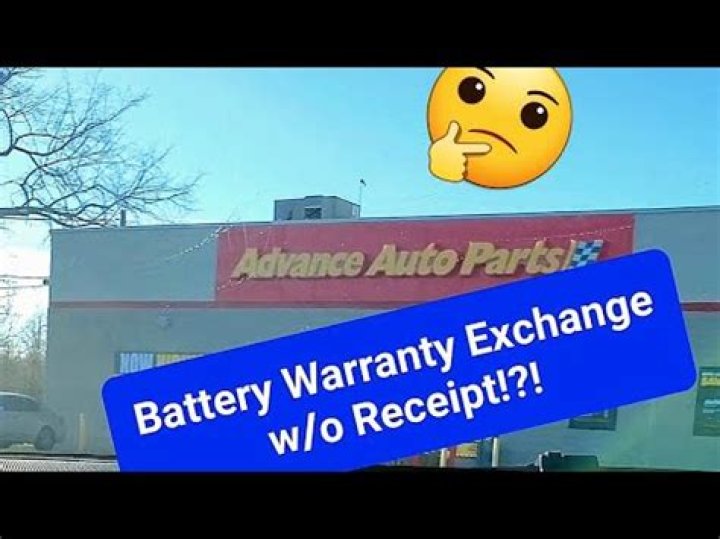 Will Advance Auto Replace battery without receipt?