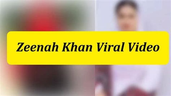 Zeenah Khan Viral Video Scandal And Leaked Footage Telegram